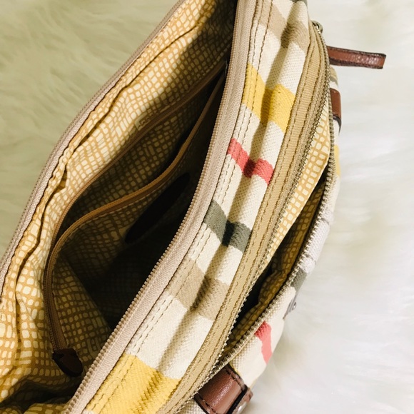 Fossil Crossbody Multiple Color Canvas Bags - Picture 4 of 8